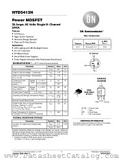 NTD5413N datasheet pdf ON Semiconductor