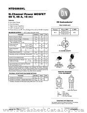 NTD5865NL datasheet pdf ON Semiconductor