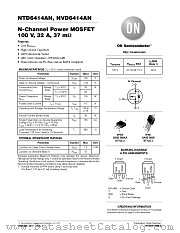 NTD6414AN datasheet pdf ON Semiconductor