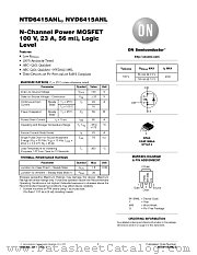 NTD6415ANL datasheet pdf ON Semiconductor