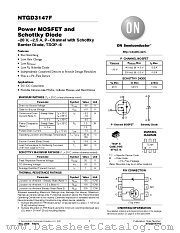 NTGD3147F datasheet pdf ON Semiconductor