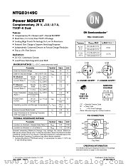 NTGD3149C datasheet pdf ON Semiconductor