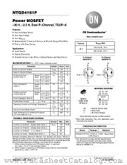 NTGD4161P datasheet pdf ON Semiconductor