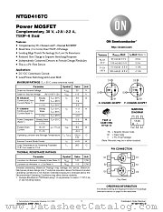 NTGD4167C datasheet pdf ON Semiconductor