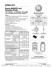 NTHD3101F datasheet pdf ON Semiconductor