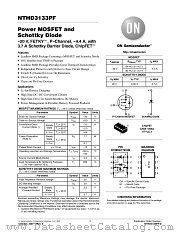 NTHD3133PF datasheet pdf ON Semiconductor