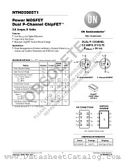 NTHD5905T1 datasheet pdf ON Semiconductor