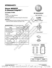 NTHS5445T1 datasheet pdf ON Semiconductor