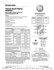 NTJD4152P datasheet pdf ON Semiconductor