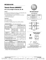NTJS3157N datasheet pdf ON Semiconductor