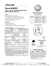 NTK3139P datasheet pdf ON Semiconductor