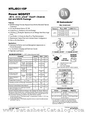 NTLJD3115P datasheet pdf ON Semiconductor