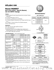 NTLJD4116N datasheet pdf ON Semiconductor