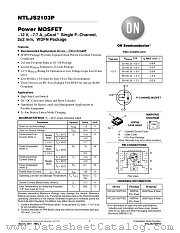 NTLJS2103P datasheet pdf ON Semiconductor