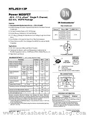NTLJS3113P datasheet pdf ON Semiconductor