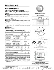 NTLUS3A18PZ datasheet pdf ON Semiconductor