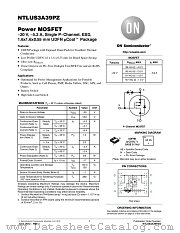 NTLUS3A39PZ datasheet pdf ON Semiconductor