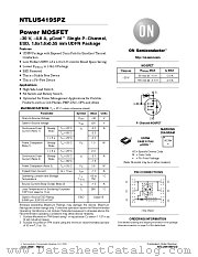 NTLUS4195PZ datasheet pdf ON Semiconductor