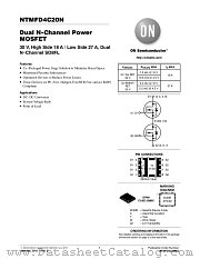 NTMFD4C20N datasheet pdf ON Semiconductor