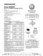 NTMFS4825NFE datasheet pdf ON Semiconductor
