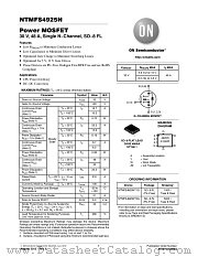 NTMFS4925N datasheet pdf ON Semiconductor