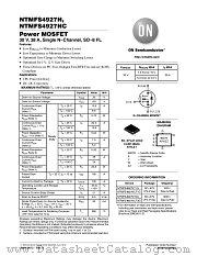 NTMFS4927N datasheet pdf ON Semiconductor