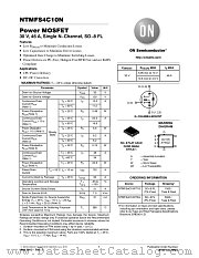 NTMFS4C10N datasheet pdf ON Semiconductor
