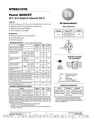 NTMS4107N datasheet pdf ON Semiconductor