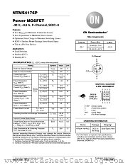 NTMS4176P datasheet pdf ON Semiconductor