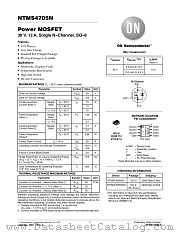 NTMS4705N datasheet pdf ON Semiconductor
