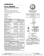 NTMS4807N datasheet pdf ON Semiconductor