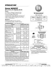 NTMS4873NF datasheet pdf ON Semiconductor