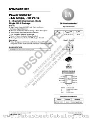 NTMS4P01R2 datasheet pdf ON Semiconductor