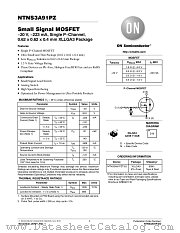 NTNS3A91PZ datasheet pdf ON Semiconductor