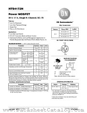NTS4172N datasheet pdf ON Semiconductor