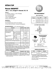 NTS4173P datasheet pdf ON Semiconductor