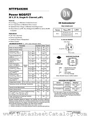 NTTFS4928N datasheet pdf ON Semiconductor