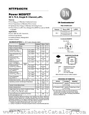 NTTFS4937N datasheet pdf ON Semiconductor