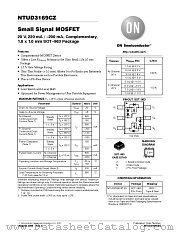 NTUD3169CZ datasheet pdf ON Semiconductor