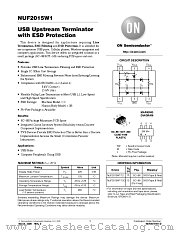 NUF2015W1 datasheet pdf ON Semiconductor