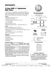 NUF2222FC datasheet pdf ON Semiconductor