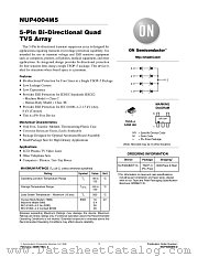 NUP4004M5 datasheet pdf ON Semiconductor
