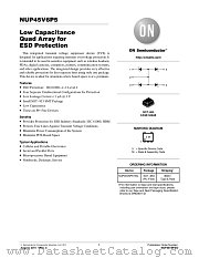 NUP45V6P5 datasheet pdf ON Semiconductor