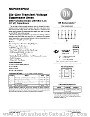NUP6012PMU datasheet pdf ON Semiconductor