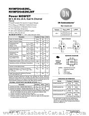 NVMFD5483NL datasheet pdf ON Semiconductor