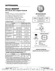 NVTFS5826NL datasheet pdf ON Semiconductor