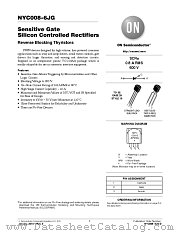 NYC008-6JG datasheet pdf ON Semiconductor