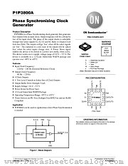 P1P3800A datasheet pdf ON Semiconductor