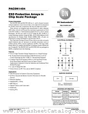 PACDN1404 datasheet pdf ON Semiconductor