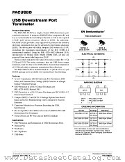 PACUSBD datasheet pdf ON Semiconductor